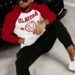 Bluza męska z kapturem DIVERSE OLAVOGA czerwona