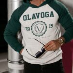 Bluza męska z kapturem DIVERSE OLAVOGA zielona