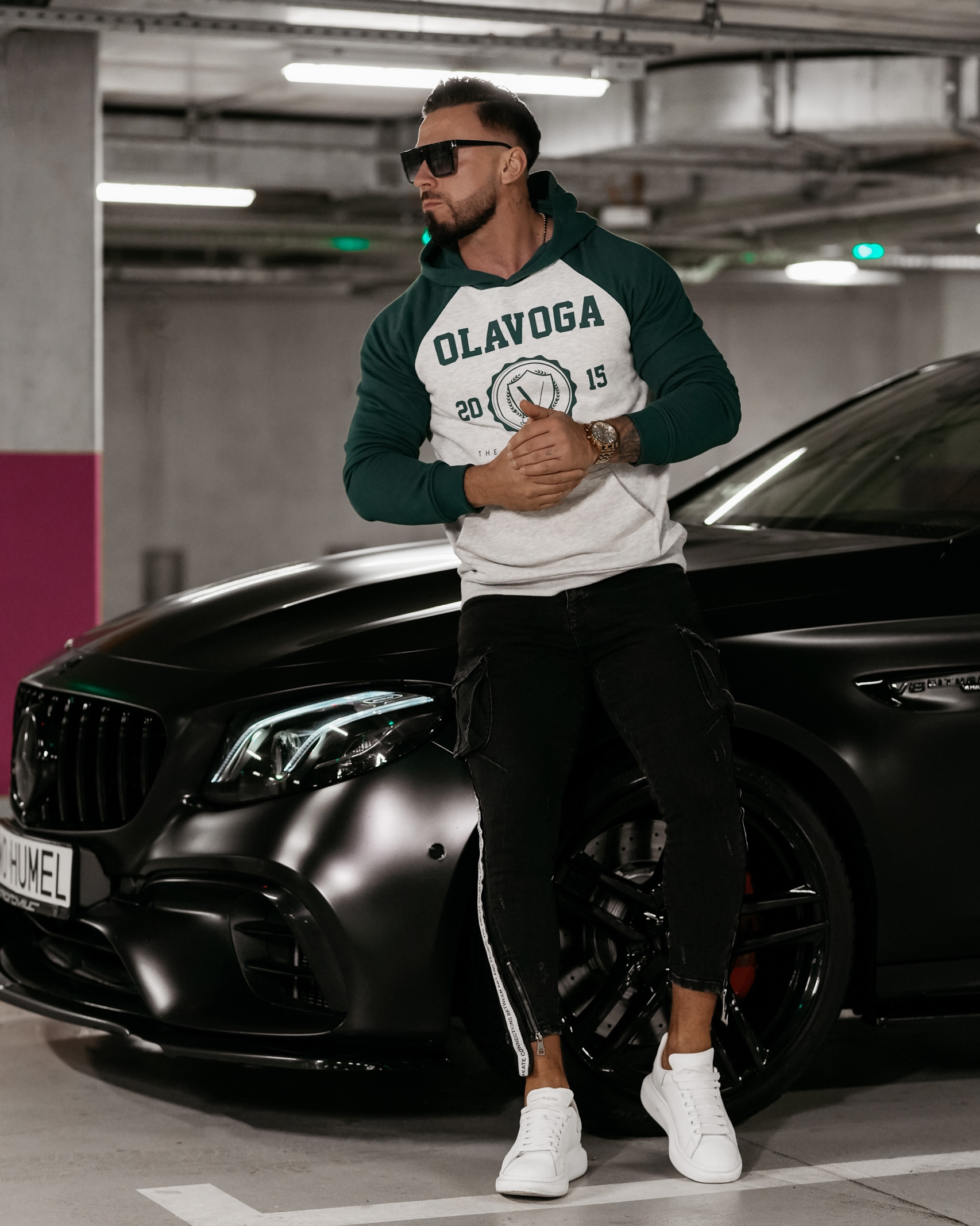 Bluza męska z kapturem DIVERSE OLAVOGA zielona Bluza męska z kapturem DIVERSE OLAVOGA zielona