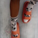 Sandały piankowe Madam Purr pomarańczowe