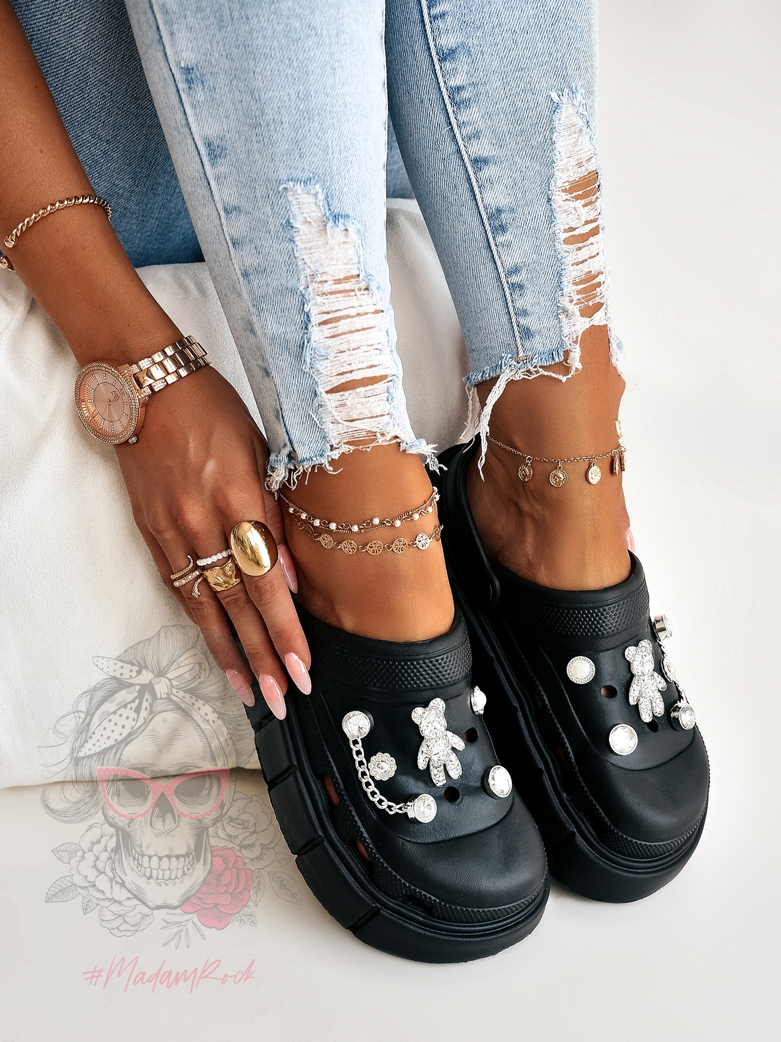 Sandały Rock Wanna Be With You czarne