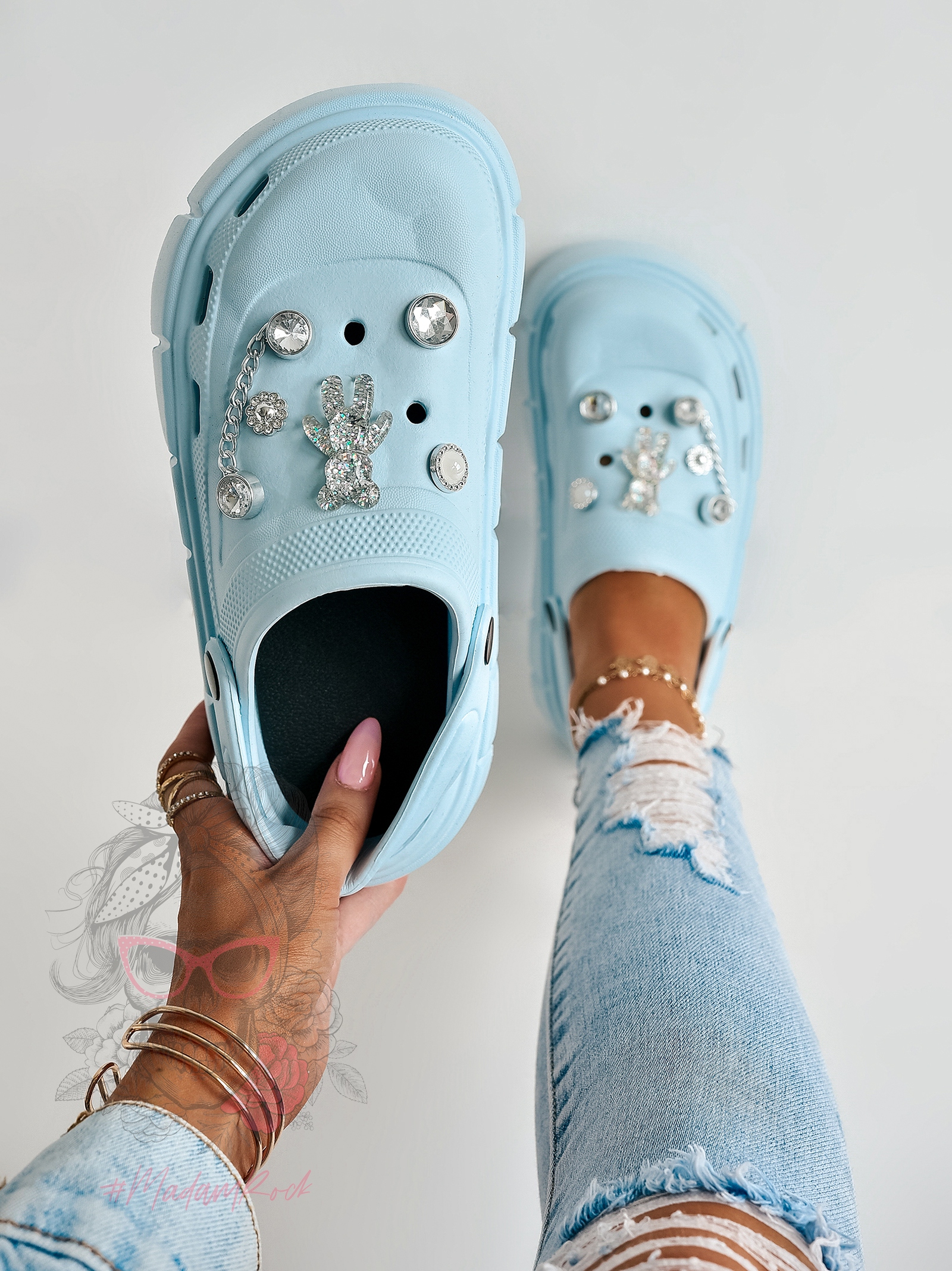 Sandały Rock Wanna Be With You błękitne