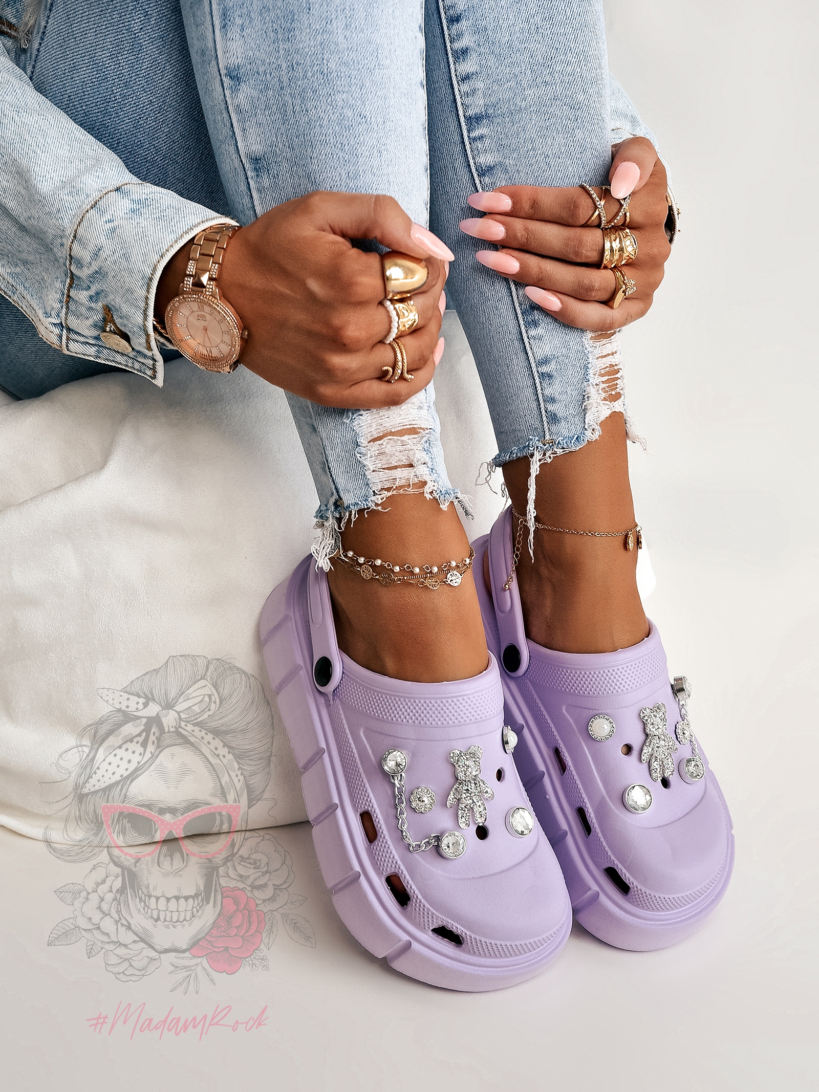 Sandały Rock Wanna Be With You lila Sandały Rock Wanna Be With You lila