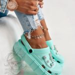 Sandały Rock Wanna Be With You miętowe