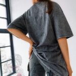 T-shirt dekatyzowany JALE szary