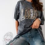 T-shirt dekatyzowany FLORIDA szary