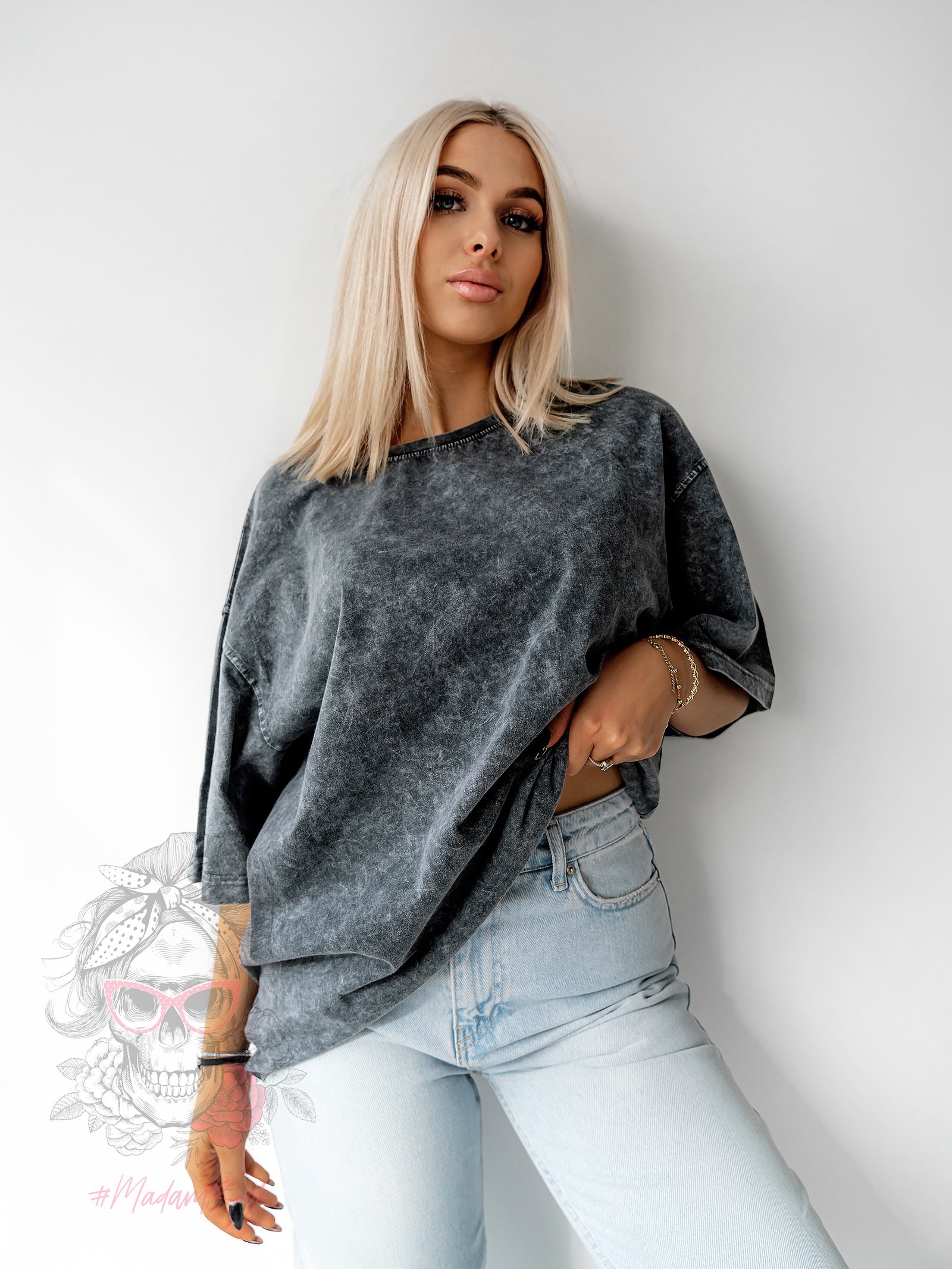 T-shirt dekatyzowany Patt szary T-shirt dekatyzowany Patt szary