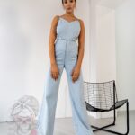 Kombinezon jeansowy Omep niebieski