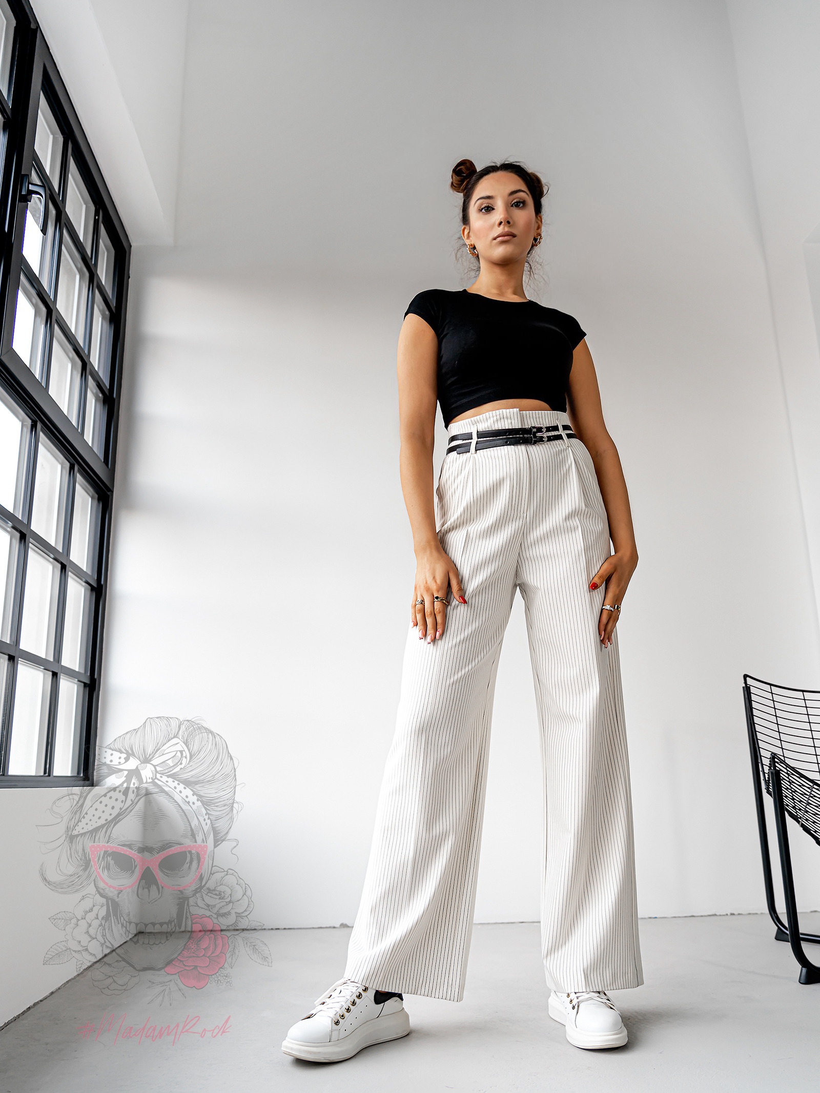 Crop top klasyczny Etu czarny