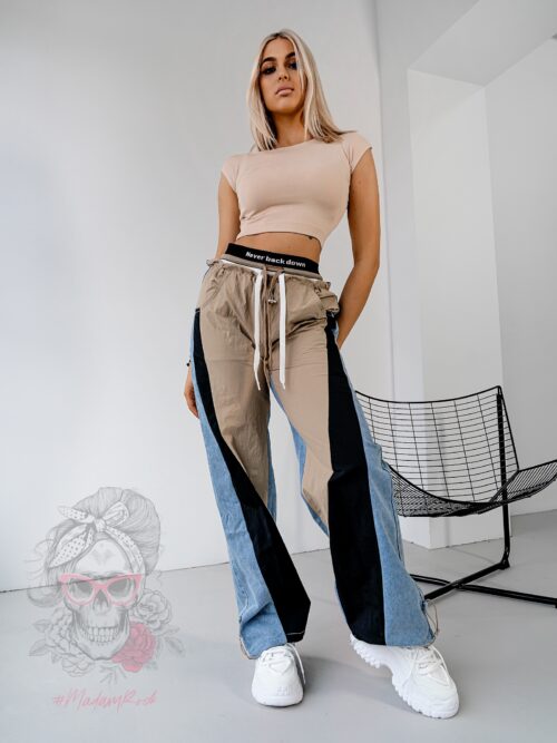 Spodnie jeansowe MC Baget niebiesko-beżowe