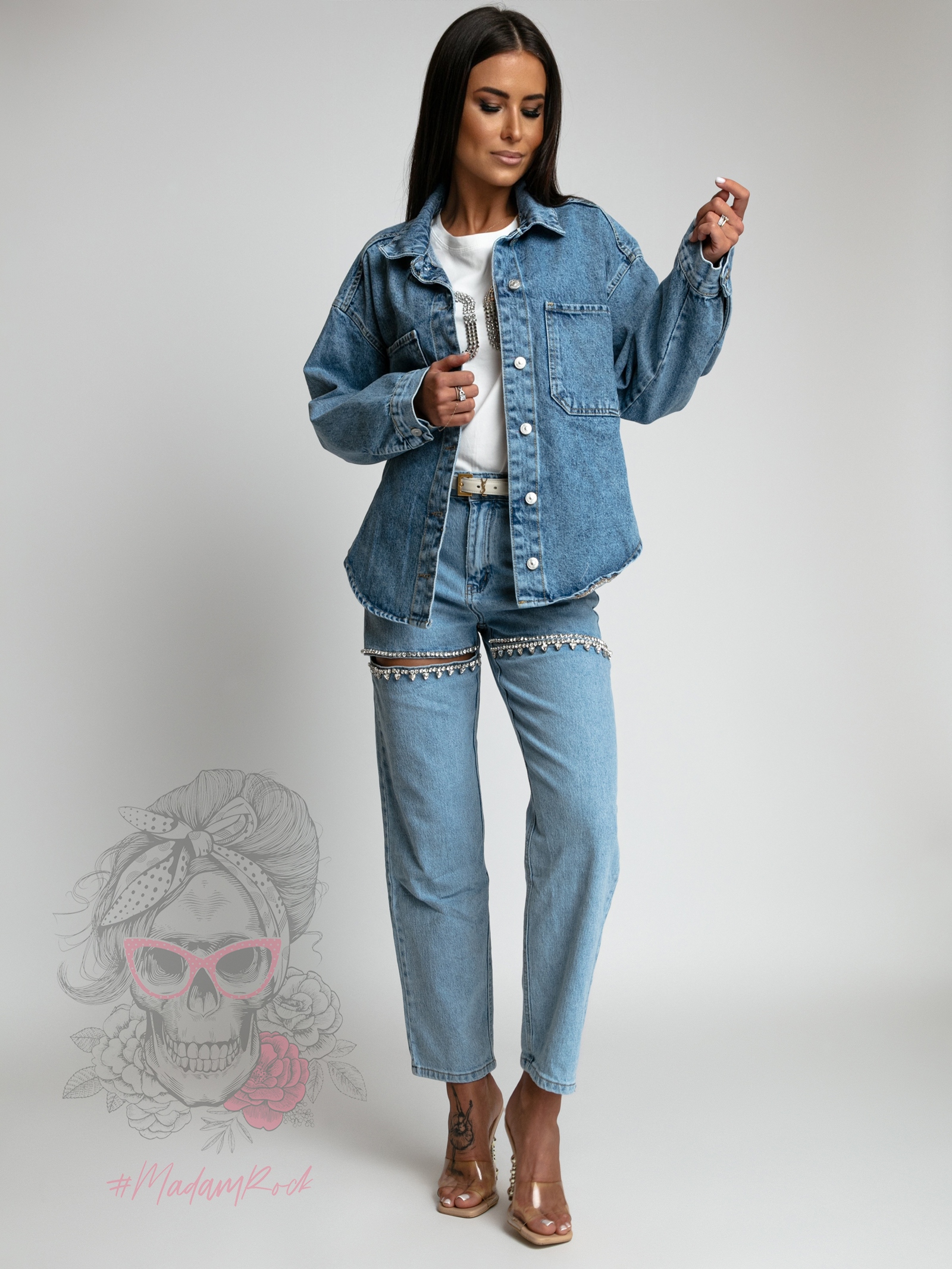 Koszula jeansowa/ katana Livin niebieska Koszula jeansowa/ katana Livin niebieska