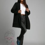 Spodnie jeansowe dopasowane Lays czarne