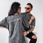 T-shirt dekatyzowany Balcia Ola Voga c.szary