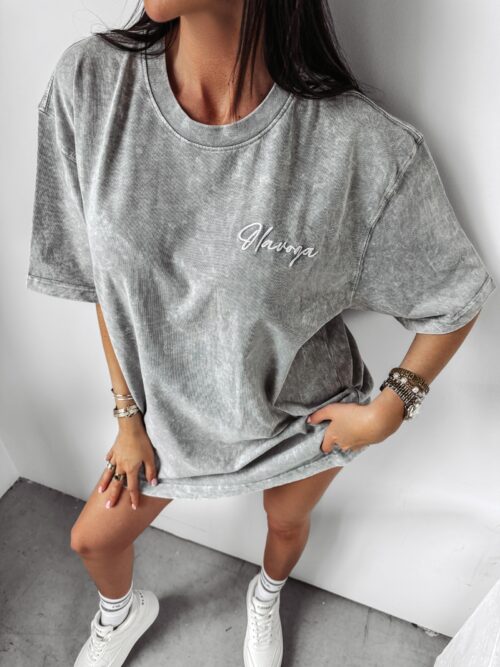 T-shirt dekatyzowany Balcia Ola Voga j.szary