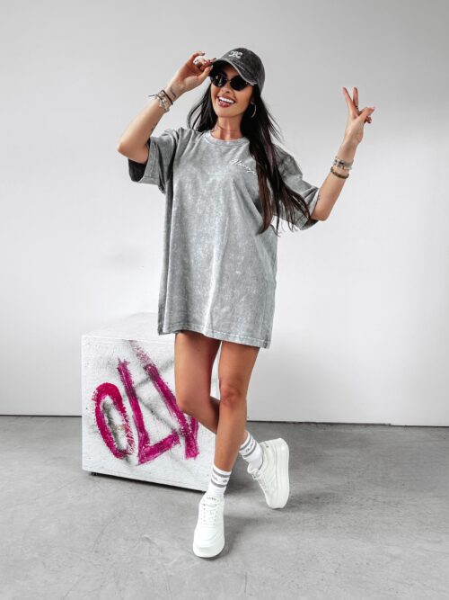 T-shirt dekatyzowany Balcia Ola Voga j.szary