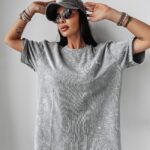 T-shirt dekatyzowany Balcia Ola Voga j.szary