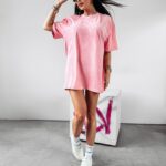 T-shirt dekatyzowany Balcia Ola Voga różowy