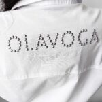 Koszula z dżetami Cemiza Ola Voga ecru