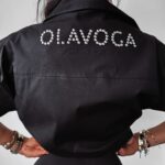 Koszula z dżetami Cemiza Ola Voga czarna