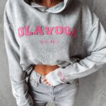 Bluza oversize z kapturem Peony Ola Voga szara