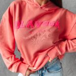 Bluza oversize z kapturem Peony Ola Voga brzoskwiniowa