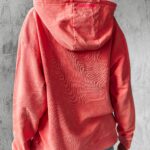 Bluza oversize z kapturem Peony Ola Voga brzoskwiniowa