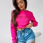 Bluza klasyczna Staley Ola Voga amarantowa