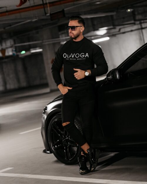 Bluza męska crewneck Aiden Ola Voga czarna