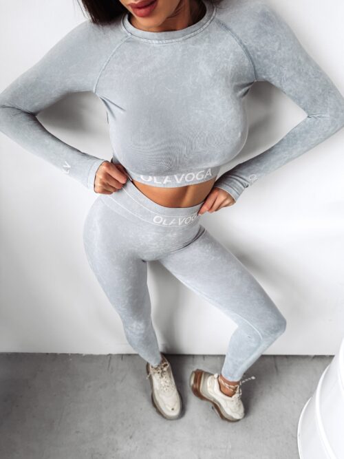 Komplet dopasowany sportowy Meg Ola Voga grafitowy