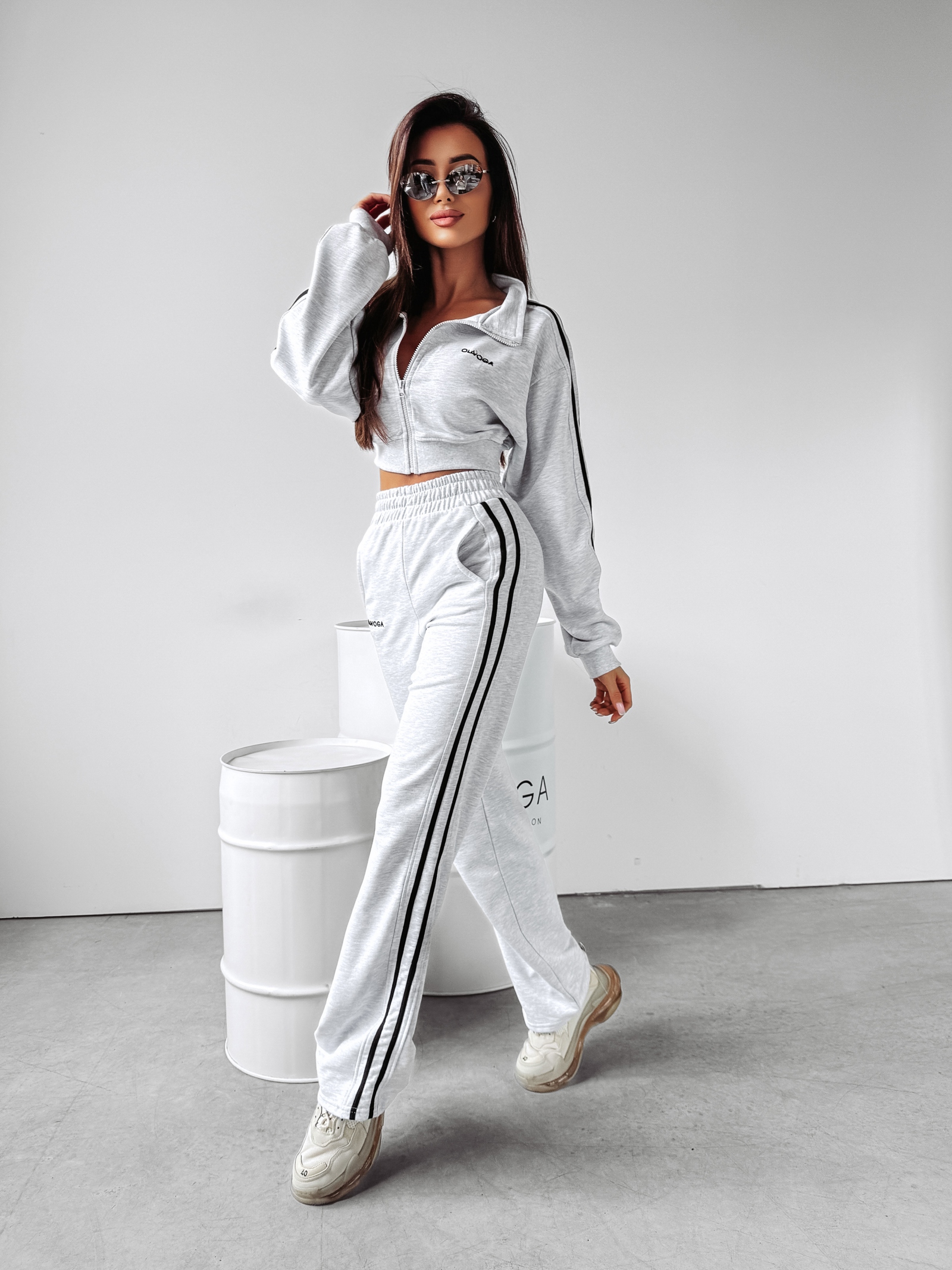 Komplet dresowy Mastic Set Ola Voga szary