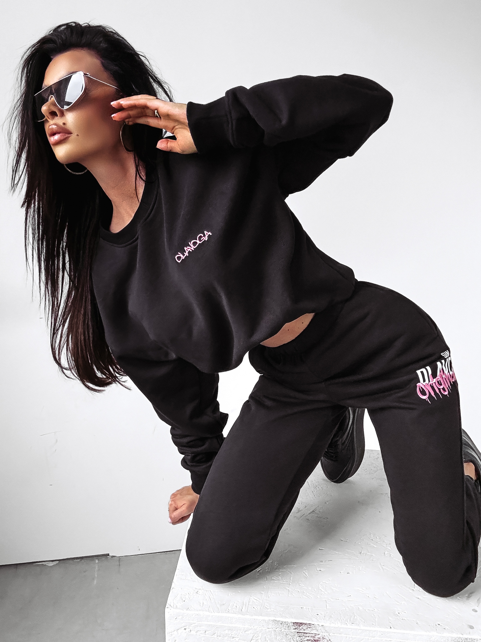 Komplet oversize Energize Ola Voga czarny