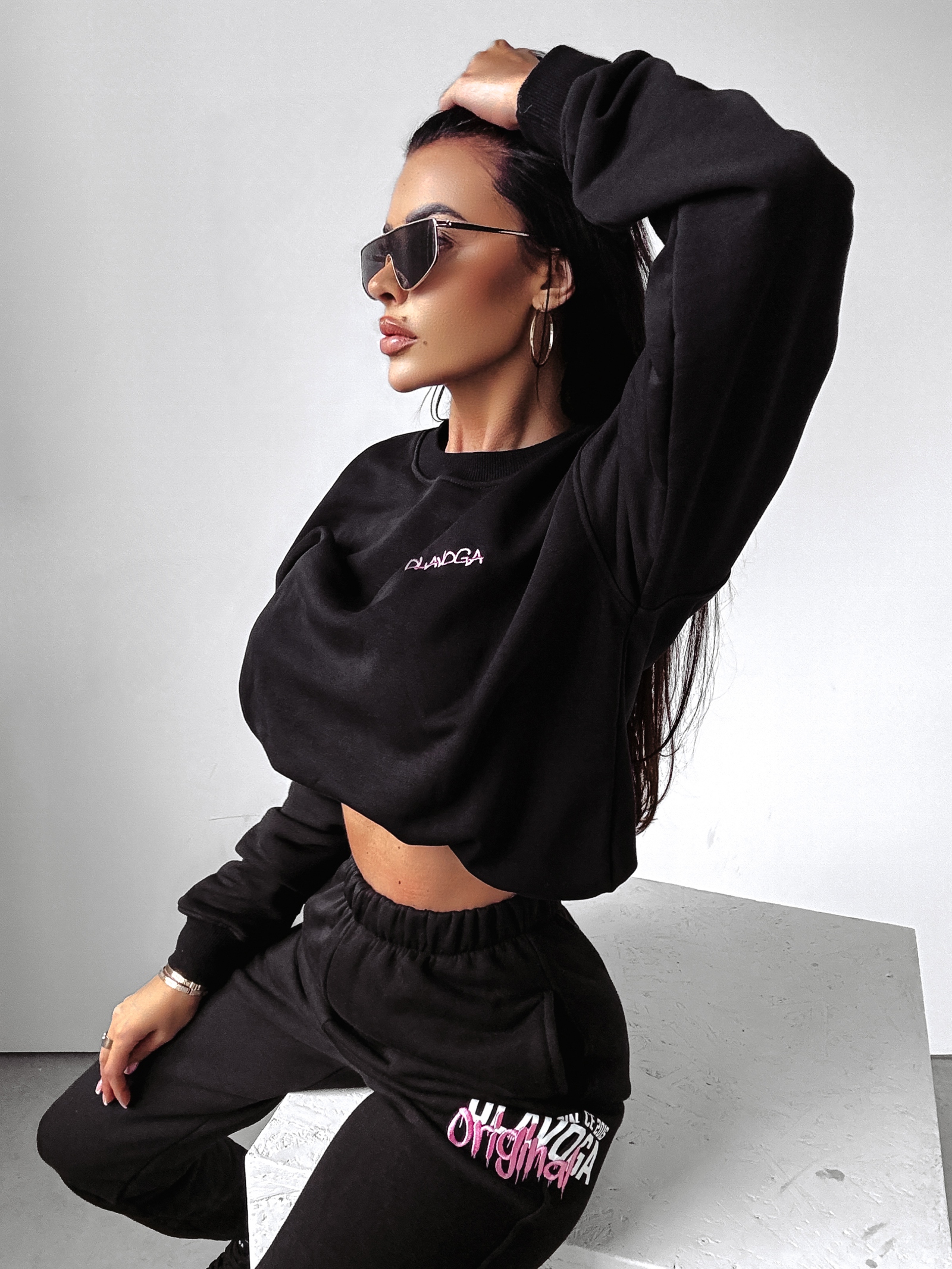 Komplet oversize Energize Ola Voga czarny Komplet oversize Energize Ola Voga czarny