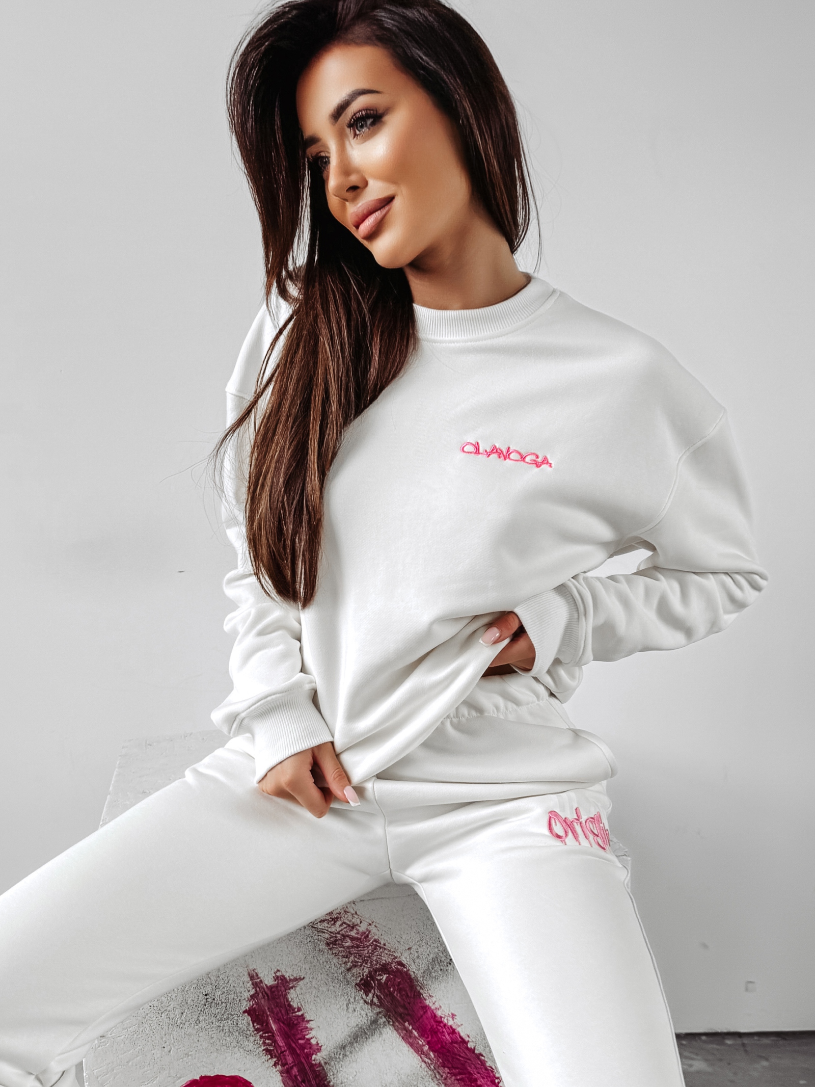 Komplet oversize Energize Ola Voga ecru