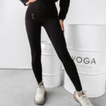 -wyprzedane-Legginsy z przeszyciami modelujące Lorence Ola Voga czarne