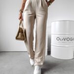 Spodnie dresowe MAGNOLIA OLAVOGA beżowe