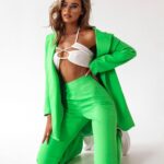 Komplet garniturowy Loreen zielony