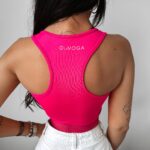 Top sportowy Beyone Ola Voga amarantowy