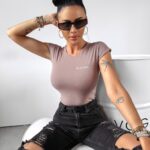 T-shirt modelujący Convi Ola Voga c.beżowy