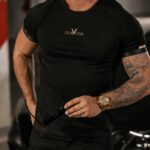 T-shirt męski bawełniany OVG Ola Voga czarny