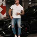 T-shirt męski bawełniany OVG Ola Voga biały