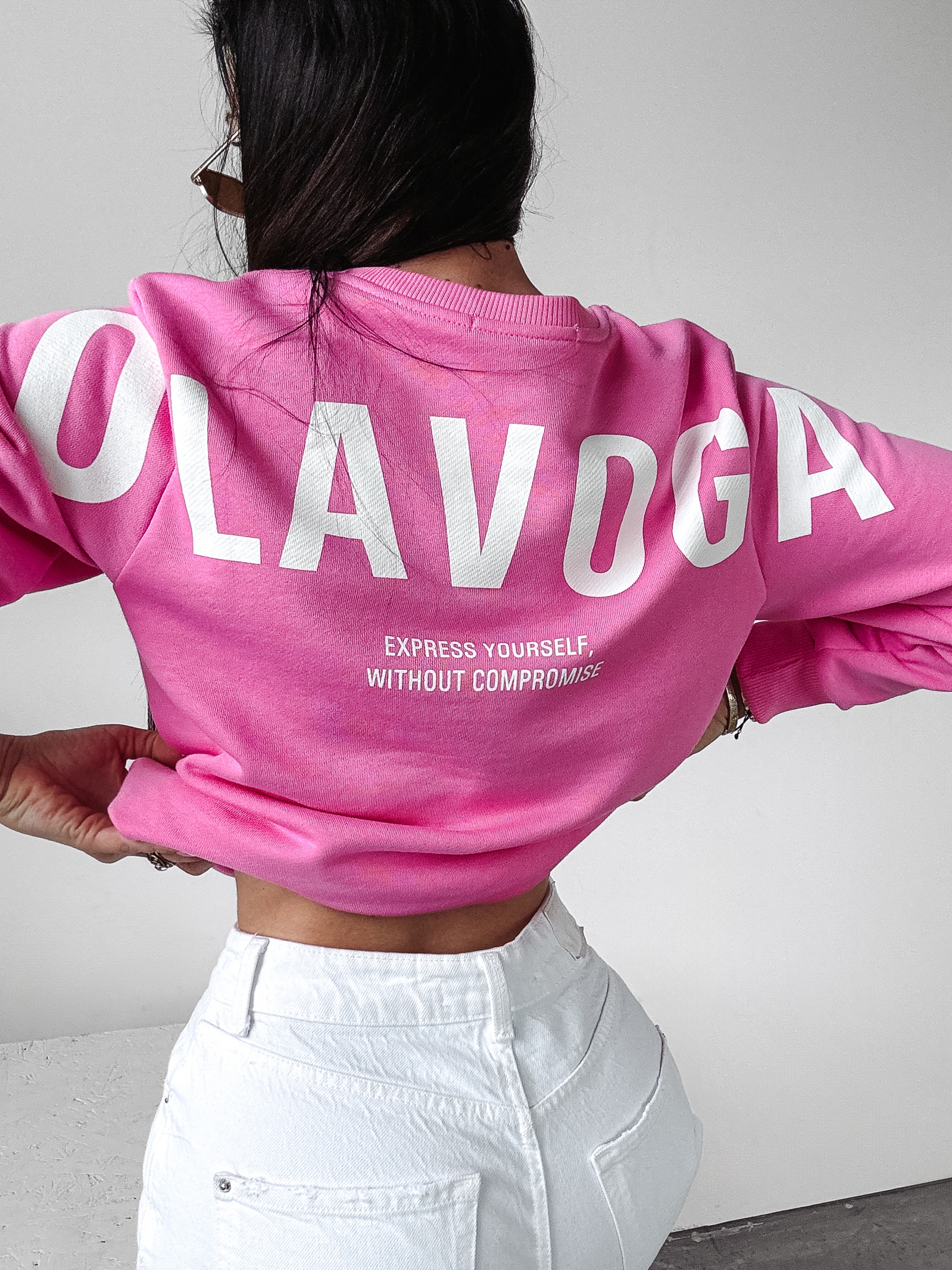 Bluza oversize Marbella Ola Voga różowa