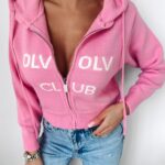 Bluza sweterkowa Vivis Ola Voga pudrowy róż