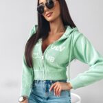 Bluza sweterkowa Vivis Ola Voga j.zielony