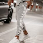 Spodnie dresowe męskie Joy Ola Voga szary melanż