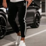 Spodnie dresowe męskie Joy Ola Voga czarne