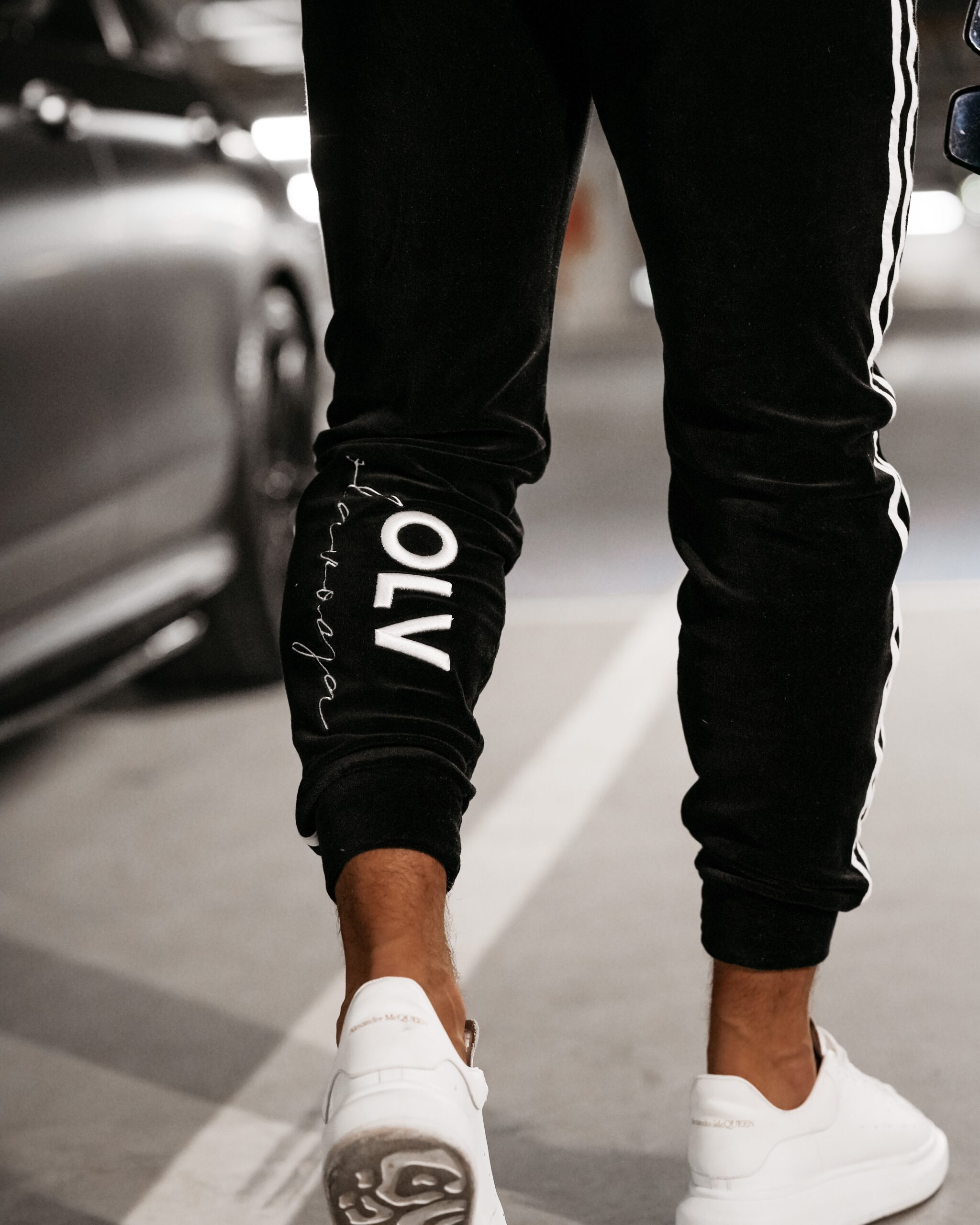 Spodnie dresowe męskie Joy Ola Voga czarne