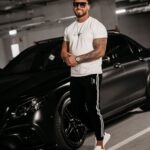 Spodnie dresowe męskie Joy Ola Voga czarne