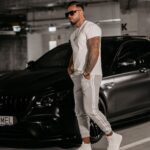 Spodnie dresowe męskie Joy Ola Voga j.szary