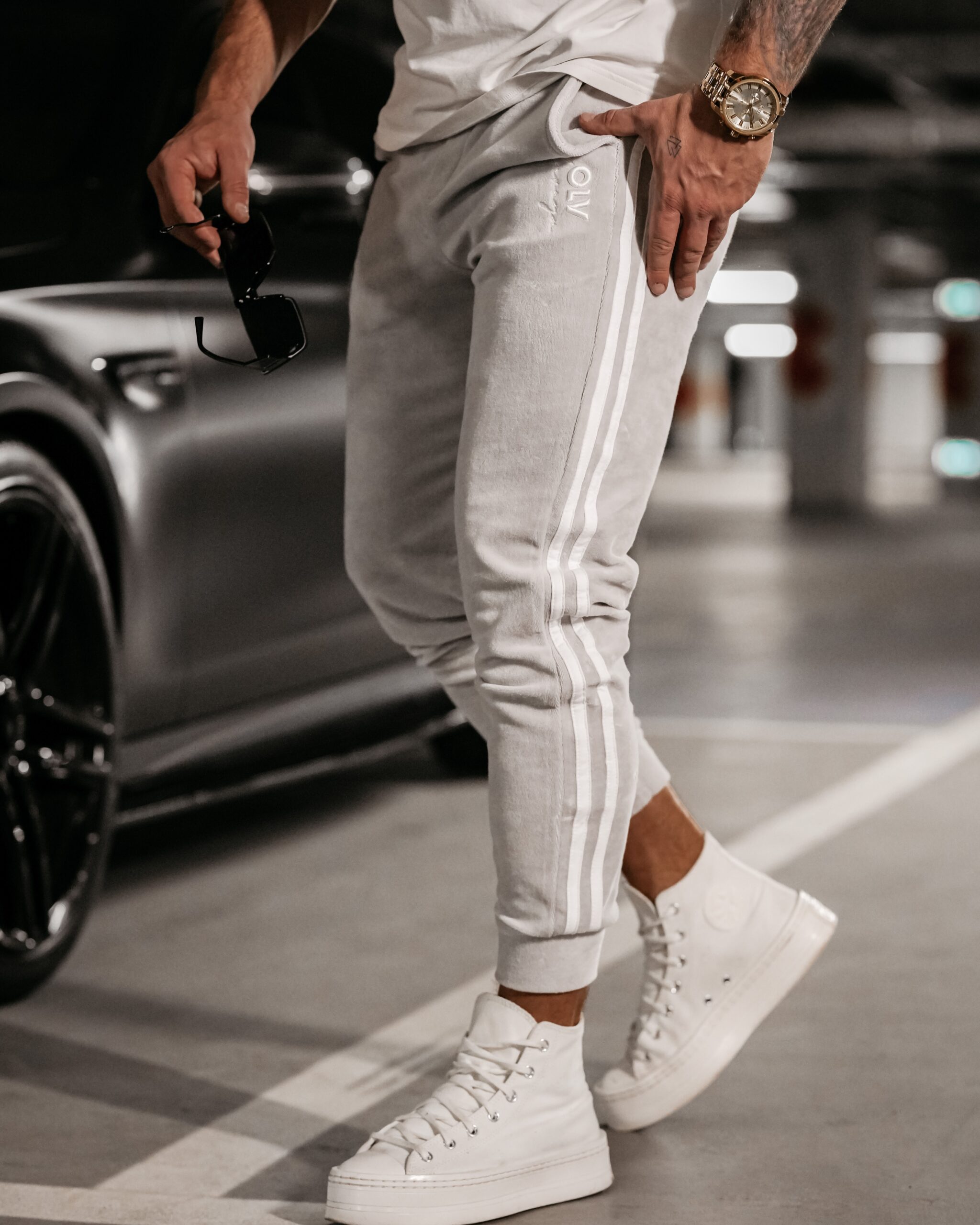 Spodnie dresowe męskie Joy Ola Voga j.szary Spodnie dresowe męskie Joy Ola Voga j.szary