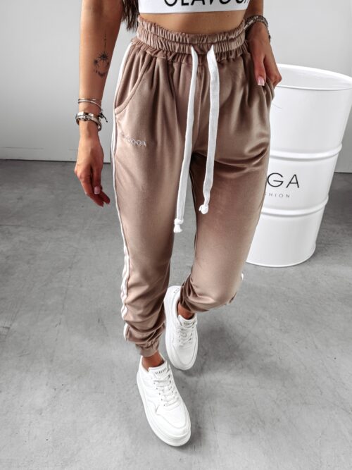 Spodnie sportowe Steam Ola Voga beżowe